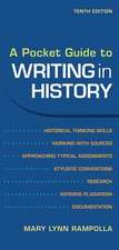 A Pocket Guide to Writing in History