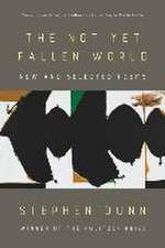 The Not Yet Fallen World – New and Selected Poems