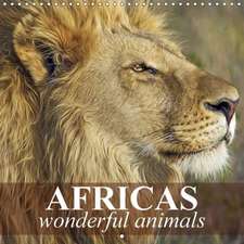 Africas wonderful animals (Wall Calendar 2018 300 × 300 mm Square)