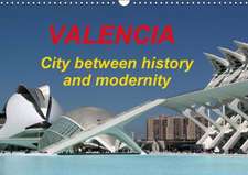 Valencia city between history and modernity (Wall Calendar 2018 DIN A3 Landscape)