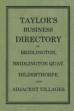 Taylor's 1888 Bridlington Directory