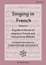 Singing in French, Volume 2 - Higher Voices