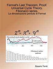 Fermat's Last Theorem, Proof. Universal Cycle Theory. Fibonacci Series.