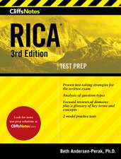 CliffsNotes RICA 3rd Edition