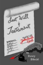 Last Will and Testament