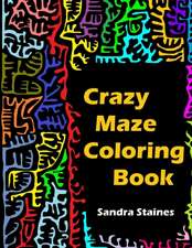 Crazy Maze Coloring Book