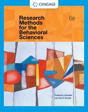 RESEARCH METHODS FOR THE BEHAV