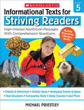 Informational Texts for Striving Readers: Grade 5