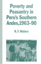 Poverty and Peasantry in Peru’s Southern Andes, 1963–90