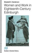 Women and Work in Eighteenth-Century Edinburgh