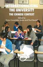 Internationalising the University: The Chinese Context