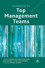 Handbook of Top Management Teams