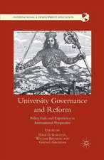 University Governance and Reform: Policy, Fads, and Experience in International Perspective