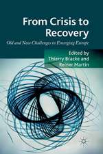 From Crisis to Recovery: Old and New Challenges in Emerging Europe