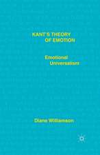 Kant’s Theory of Emotion: Emotional Universalism