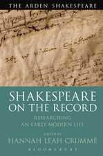 Shakespeare on the Record