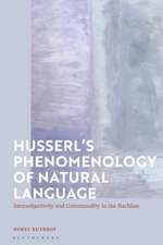 Husserl's Phenomenology of Natural Language: Intersubjectivity and Communality in the Nachlass