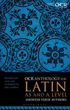 OCR Anthology for Latin as and a Level Shorter Verse Authors