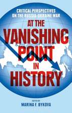 At the Vanishing Point in History