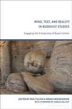 Mind, Text, and Reality in Buddhist Studies