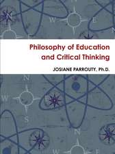 Philosophy of Education and Critical Thinking