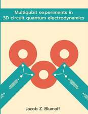 Multiqubit experiments in 3D circuit quantum electrodynamics