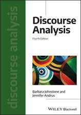Johnstone, B: Discourse Analysis