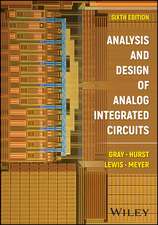 Analysis and Design of Analog Integrated Circuits, 6th Edition