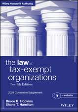 The Law of Tax–Exempt Organizations, 12th Edition, 2024 Cumulative Supplement