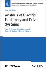 Analysis of Electric Machinery and Drive Systems