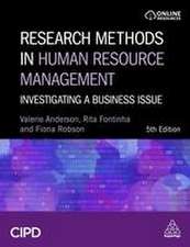 Research Methods in Human Resource Management