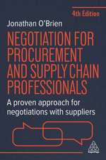 Negotiation for Procurement and Supply Chain Professionals