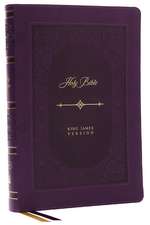 KJV Holy Bible: Giant Print Thinline, Purple Leathersoft, Red Letter, Comfort Print: King James Version (Vintage)