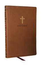 NKJV Holy Bible, Ultra Thinline, Brown Leathersoft, Red Letter, Comfort Print