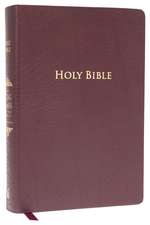 KJV Study Bible, Large Print, Bonded Leather, Burgundy, Thumb Indexed, Red Letter: Second Edition