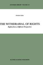 The Withdrawal of Rights