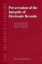 Preservation of the Integrity of Electronic Records