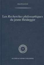 Les recherches philosophiques du jeune Heidegger