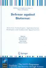 Defense against Bioterror: Detection Technologies, Implementation Strategies and Commercial Opportunities: Proceedings of the NATO Advanced Research Workshop on Defense against Bioterror: Detection Technologies, Implementation Strategies and Commercial Opportunities, held in Madrid, Spain from 8 to 11 April 2004