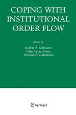 Coping With Institutional Order Flow