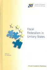 Fiscal Federalism in Unitary States