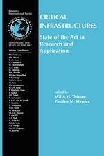 Critical Infrastructures State of the Art in Research and Application