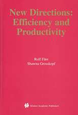 New Directions: Efficiency and Productivity