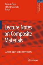 Lecture Notes on Composite Materials: Current Topics and Achievements