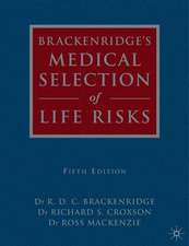 Brackenridge's Medical Selection of Life Risks