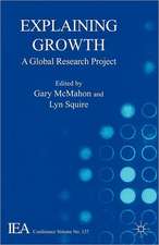 Explaining Growth: A Global Research Project