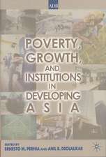 Poverty, Growth, and Institutions in Developing Asia