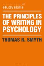 The Principles of Writing in Psychology