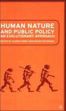 Human Nature and Public Policy: An Evolutionary Approach