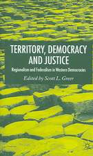 Territory, Democracy and Justice: Federalism and Regionalism in Western Democracies